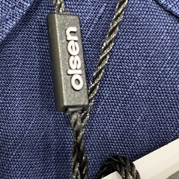 BNWT Olsen Mona Straight High waistline size 4 (34) Linen Blend Pants - Picture 14 of 16